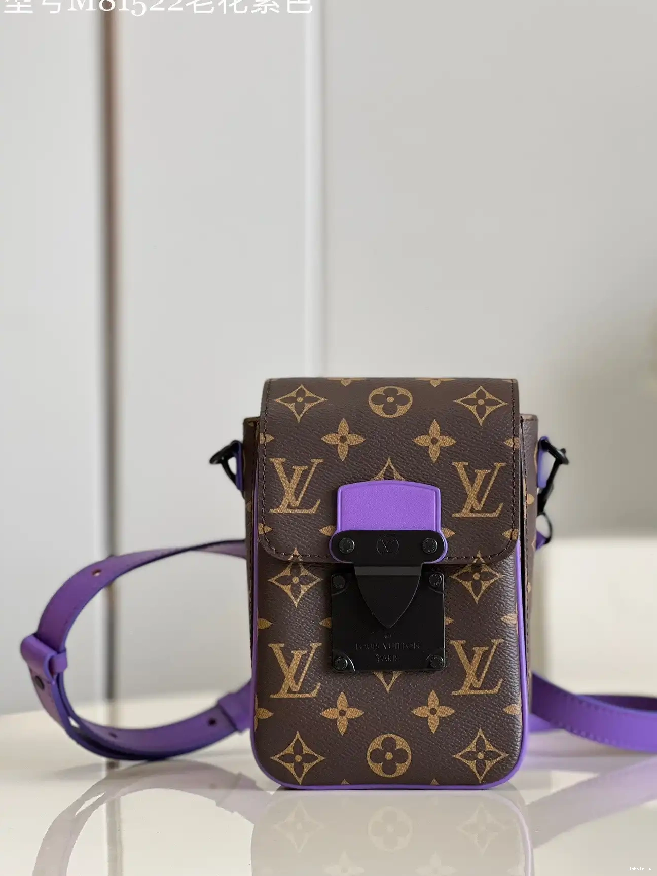 WIS WALLET LOUIS WEARABLE VERTICAL VUITTON S-LOCK 0514